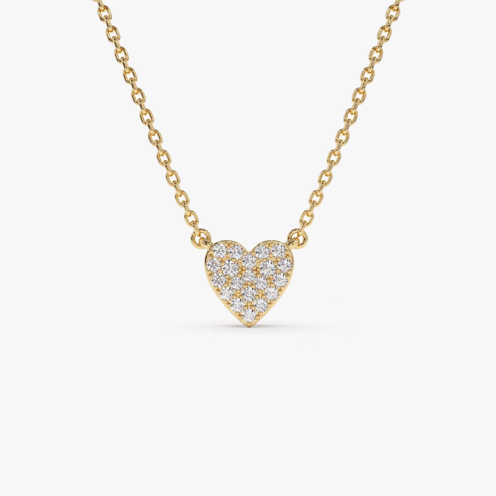 Mini Heart Diamond Necklace