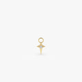 Diamond North star Hoop Charm