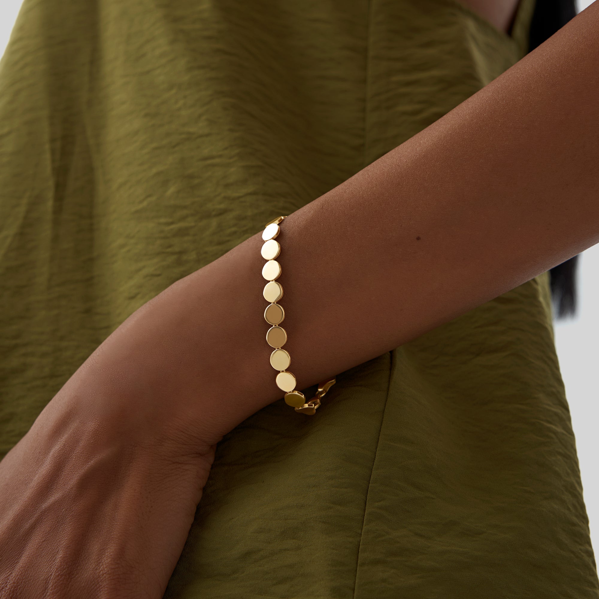 6.5MM Wide Round Link Bracelet