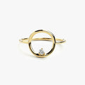 Circle Diamond Ring