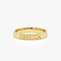 Custom Name Engraved Band Ring