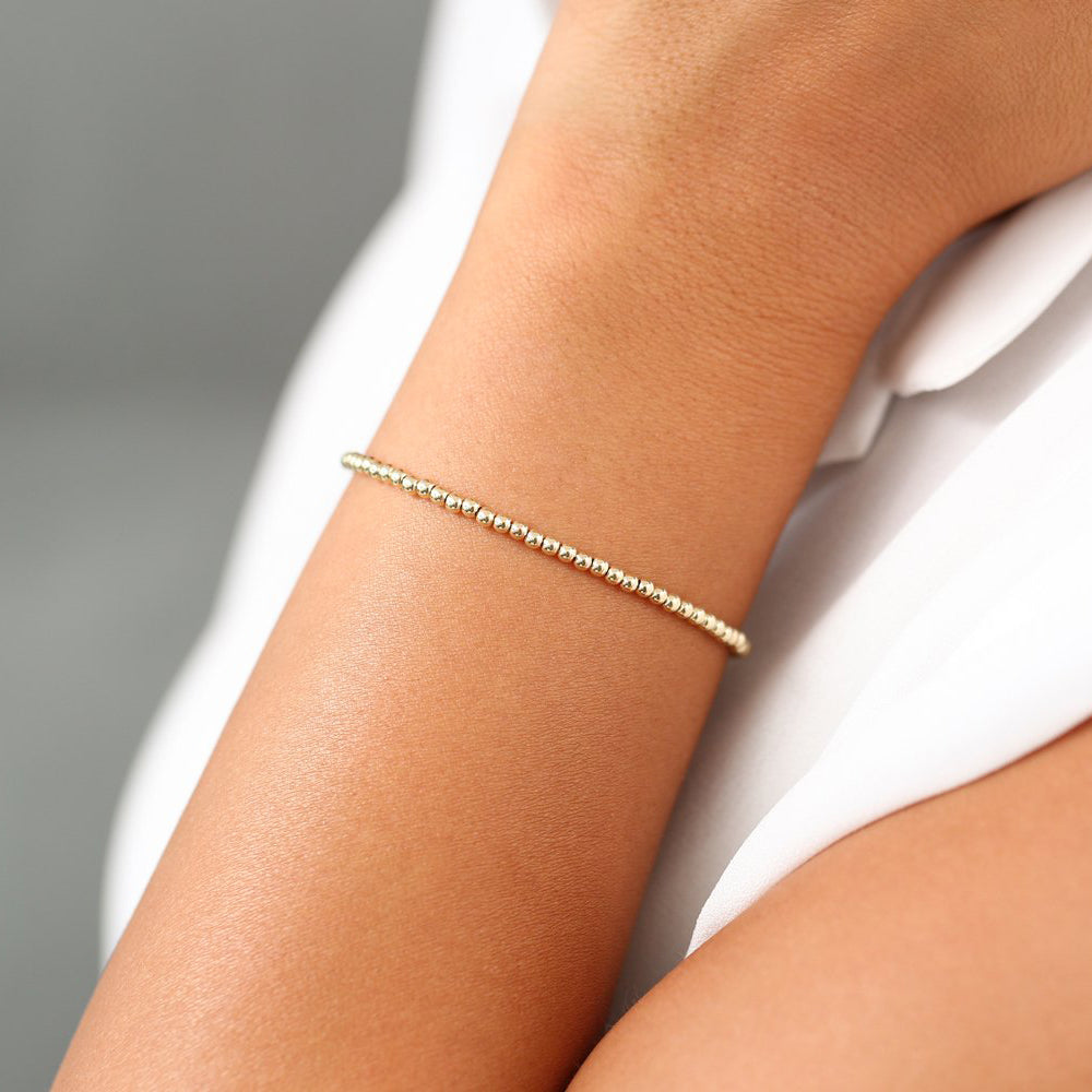 2.5MM Beaded Bracelet