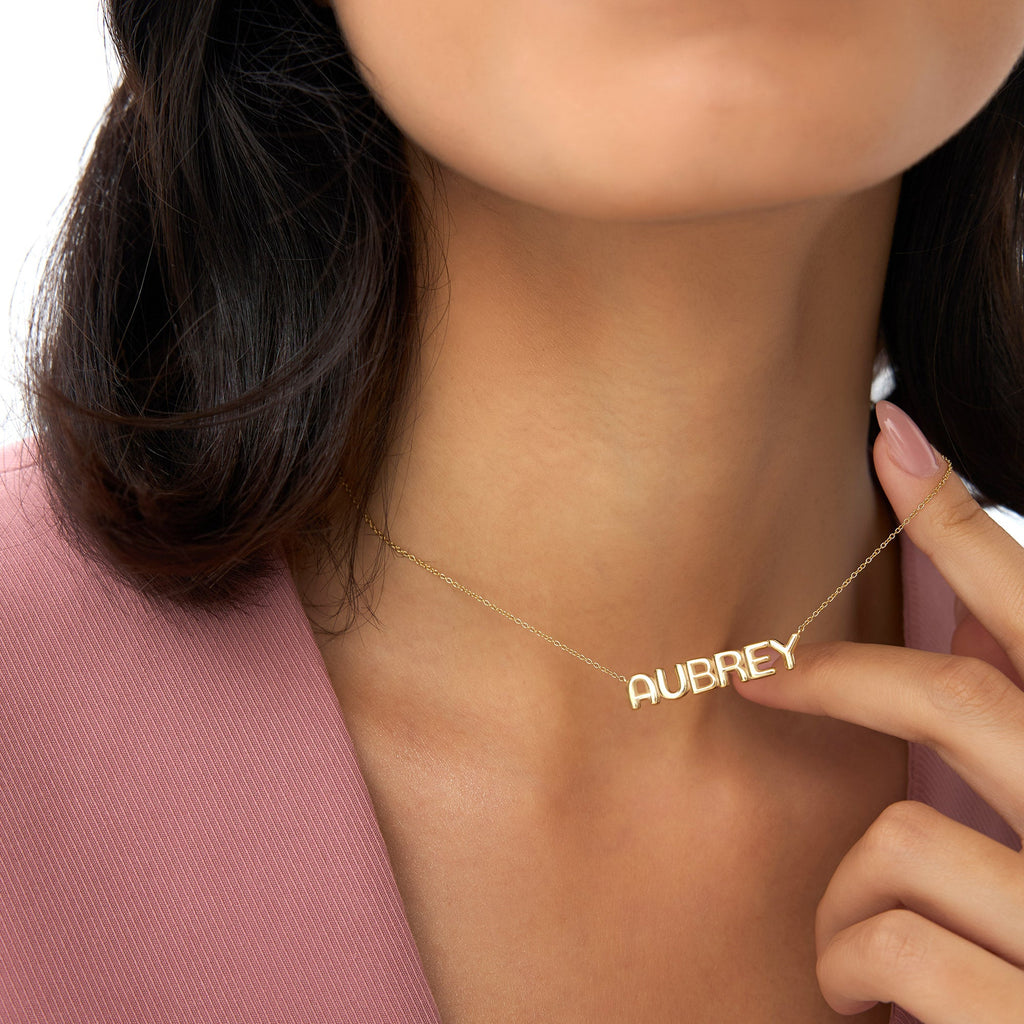 Bubble Name Necklace