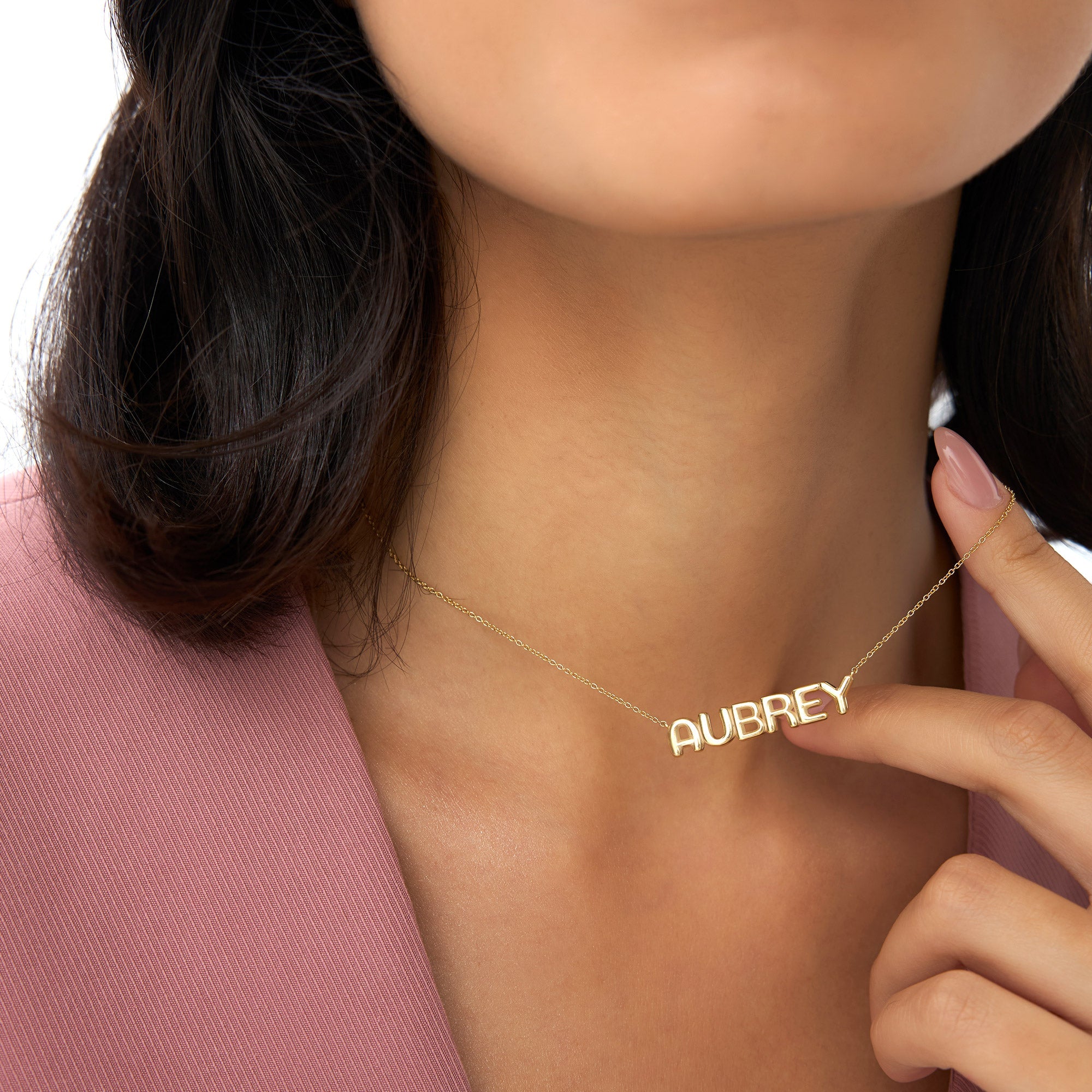Bubble Name Necklace