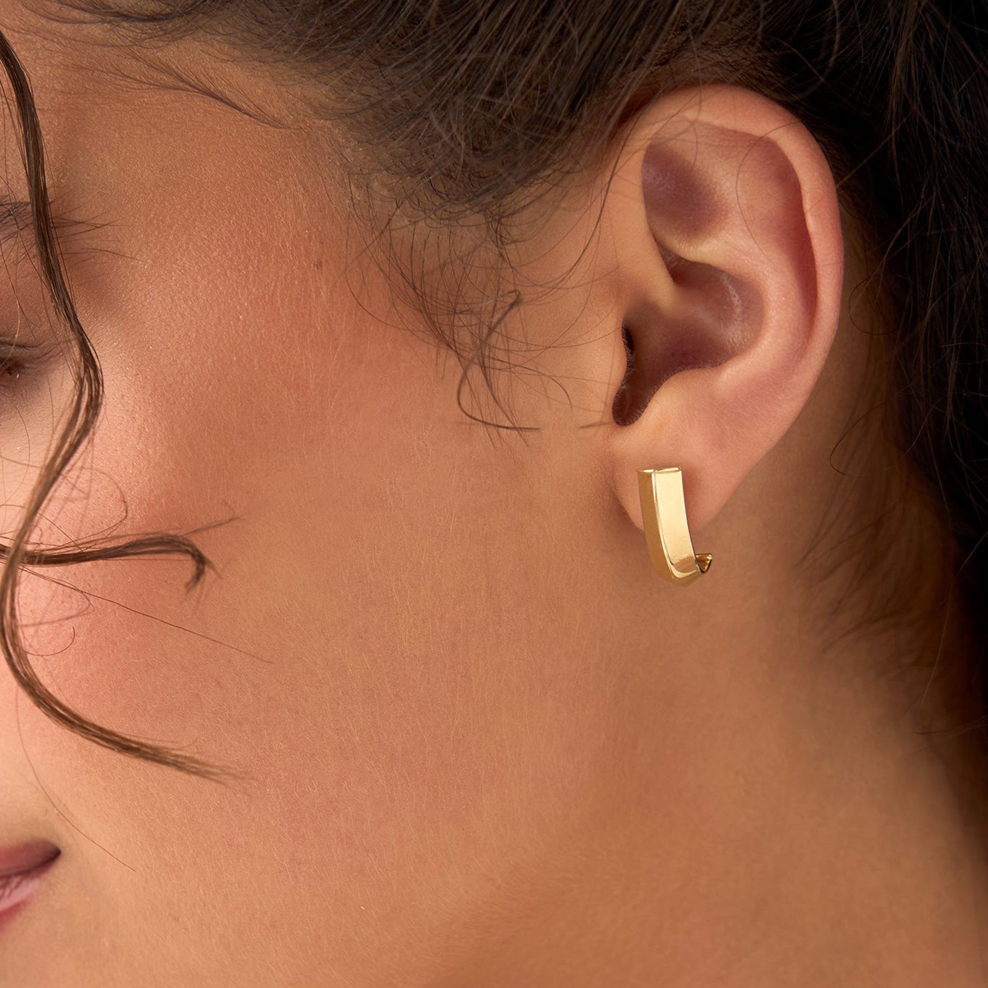 Knife Edge Open Hoops