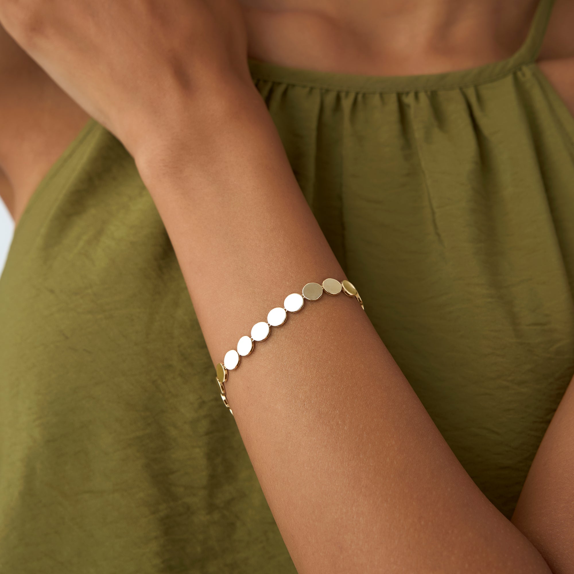 6.5MM Wide Round Link Bracelet