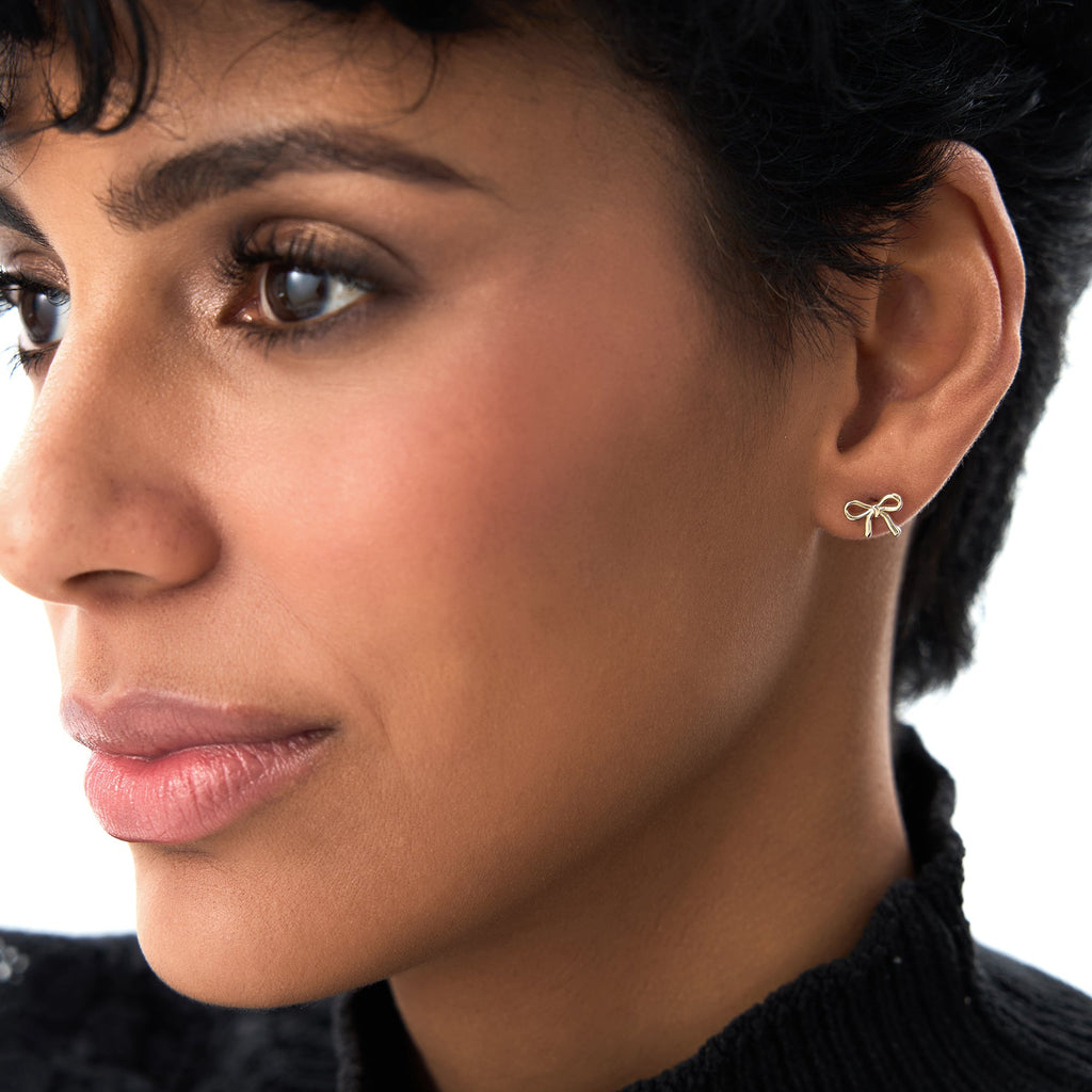 Bow Stud Earrings