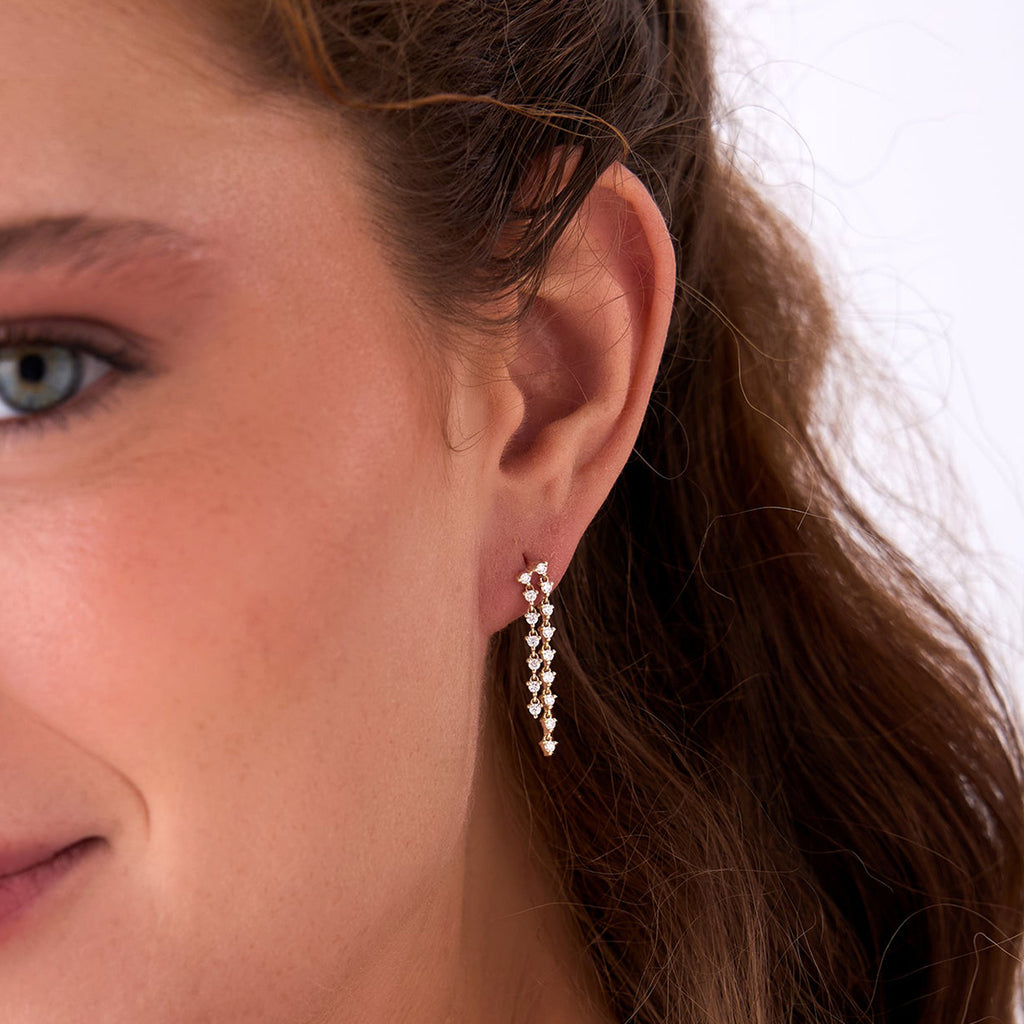 Diamond Chandelier Earrings