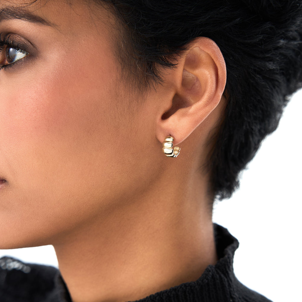 Chuncky Bubble Hoop Earrings