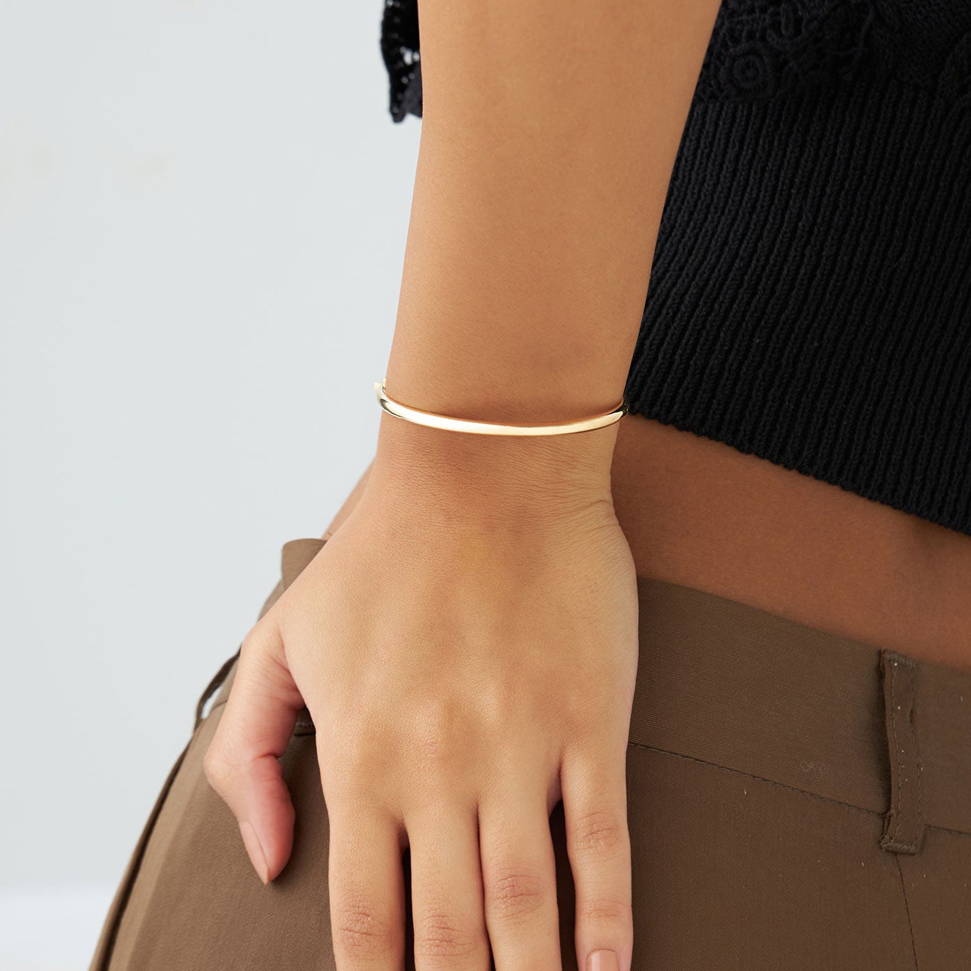 3.5mm Dome Bangle Bracelet