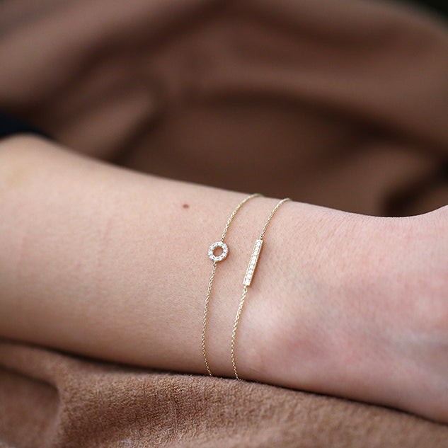 Diamond Bar Bracelet