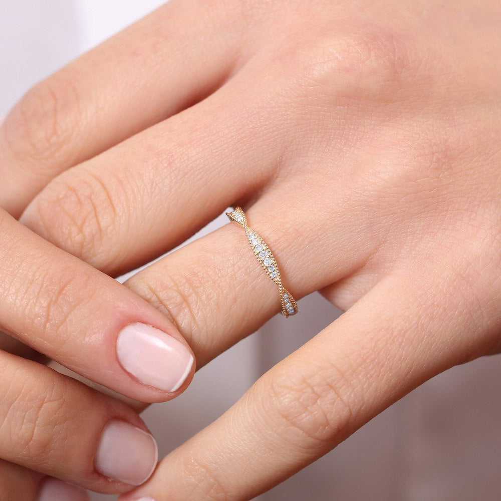 Art Deco Graduating Diamond Full Eternity Ring