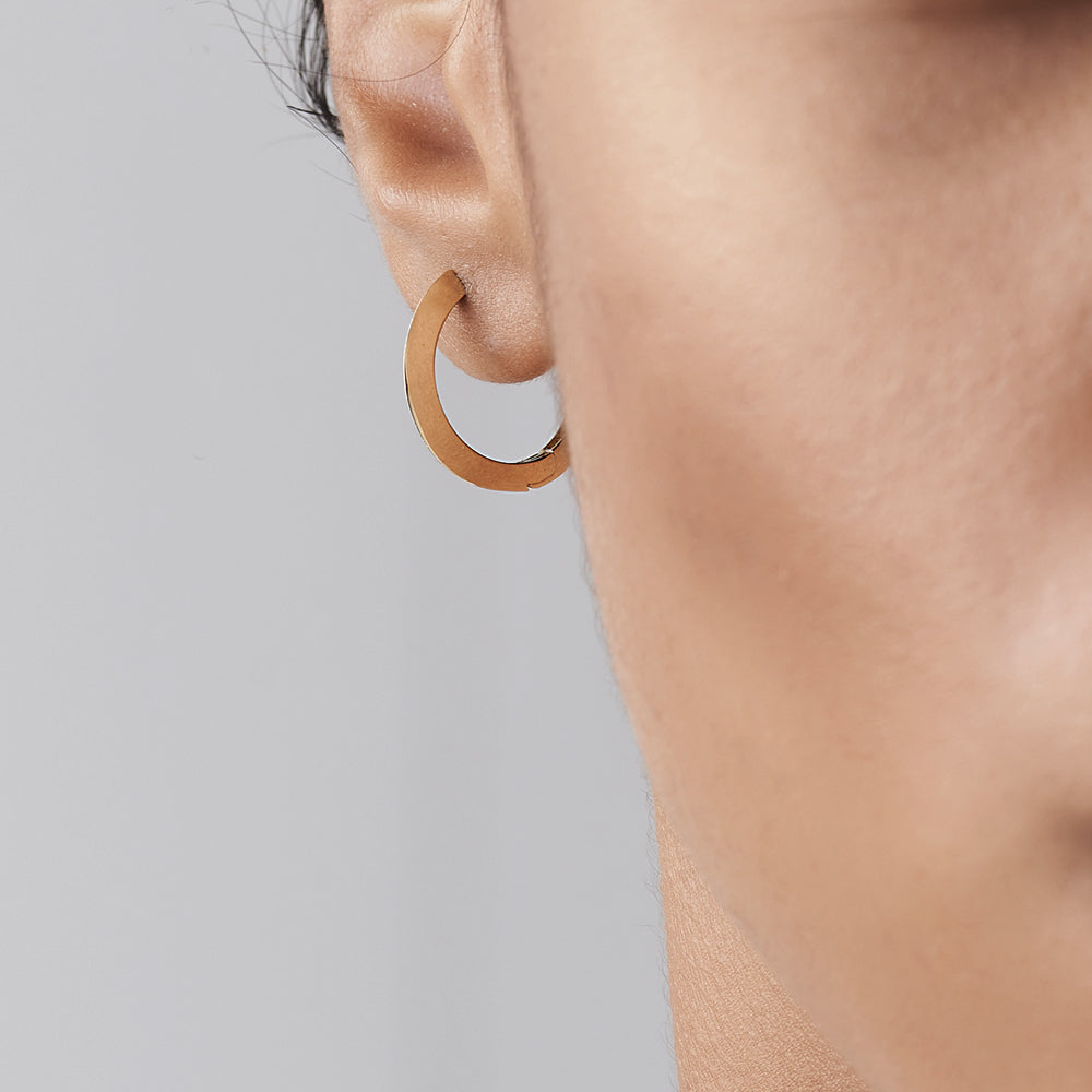 Flat Hoop Earrings