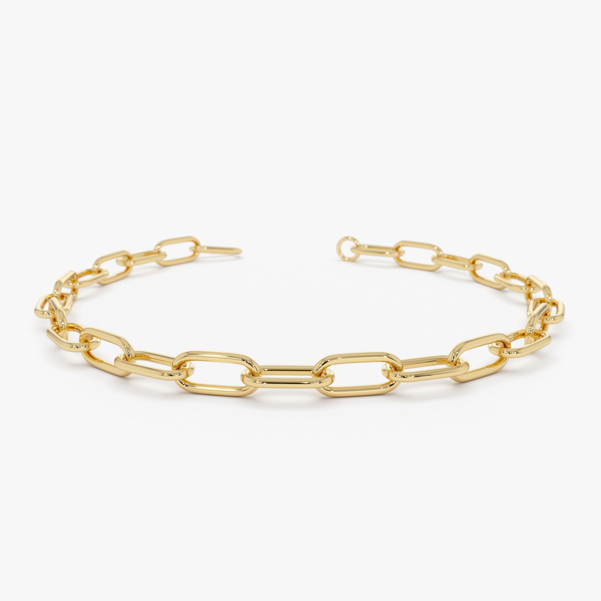 8MM Paperclip Chain Bracelet