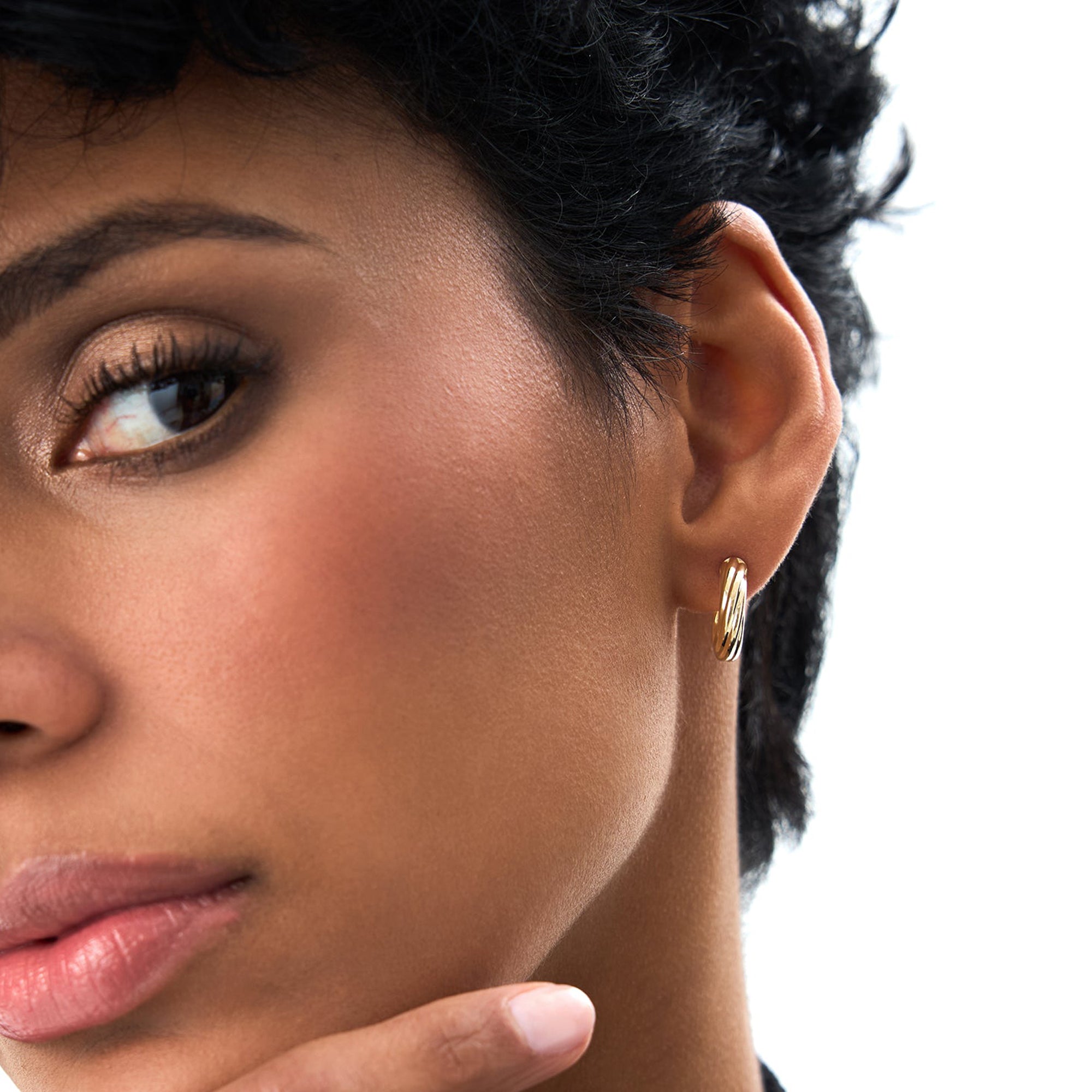 Bold Twisted Curve Earrings