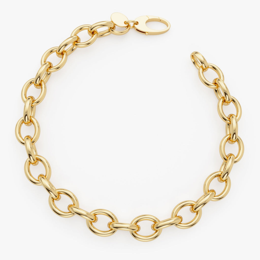 Bold Oval Link Bracelet