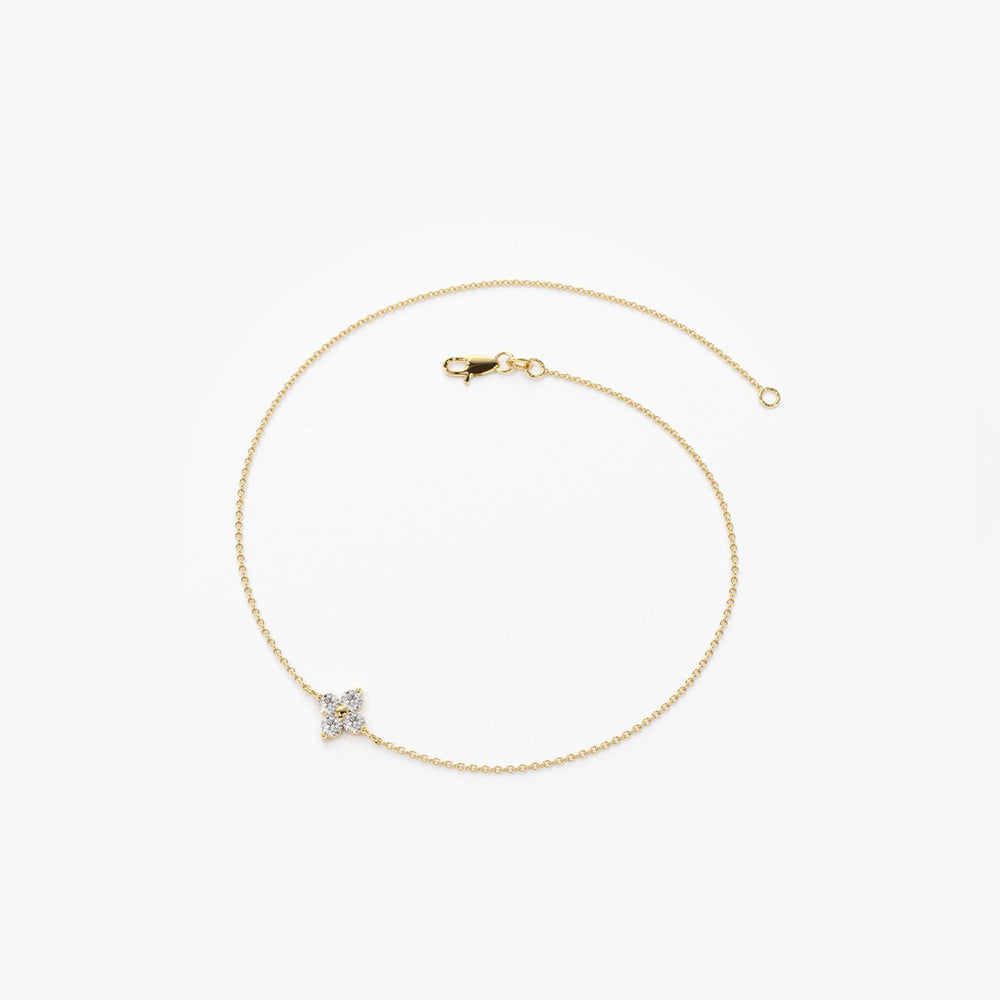 Diamond Clover Bracelet