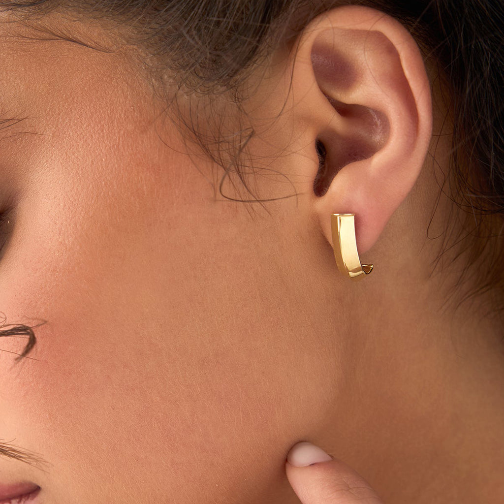 Knife Edge Open Hoops