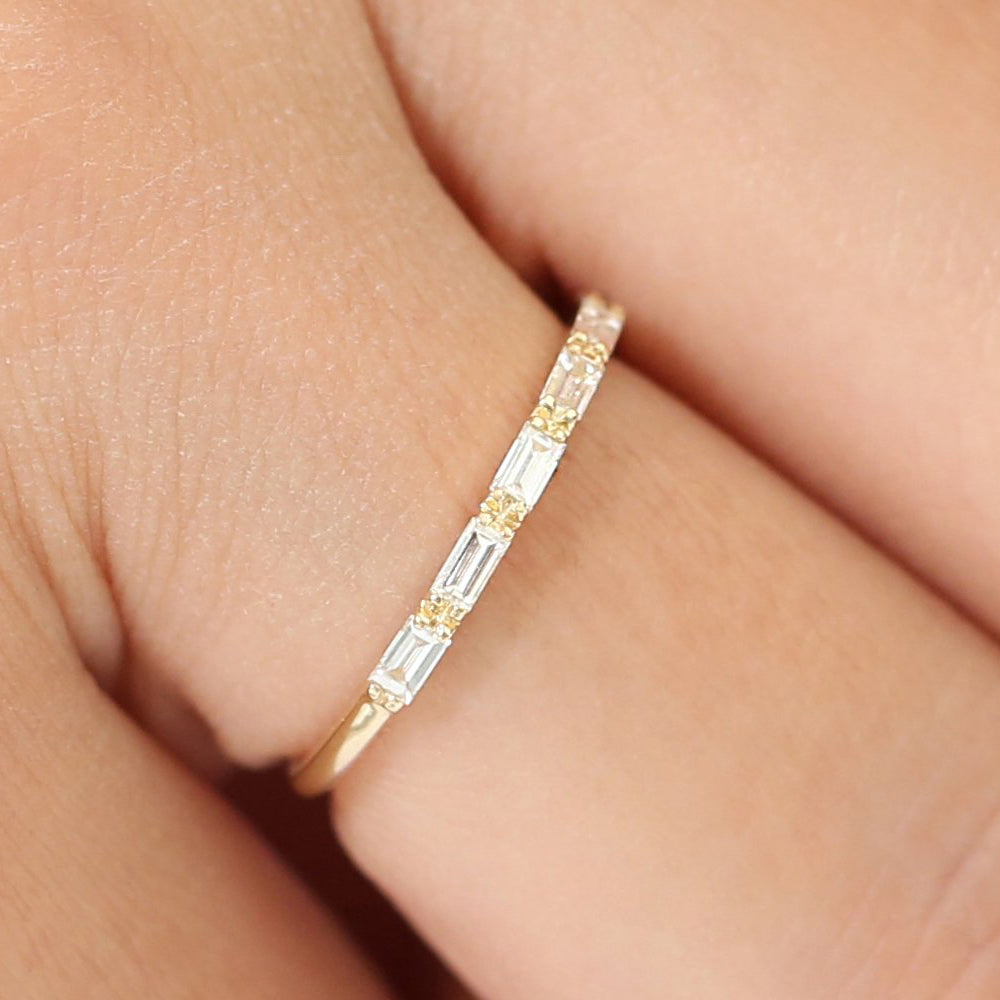 Baguette Diamond Wedding Ring
