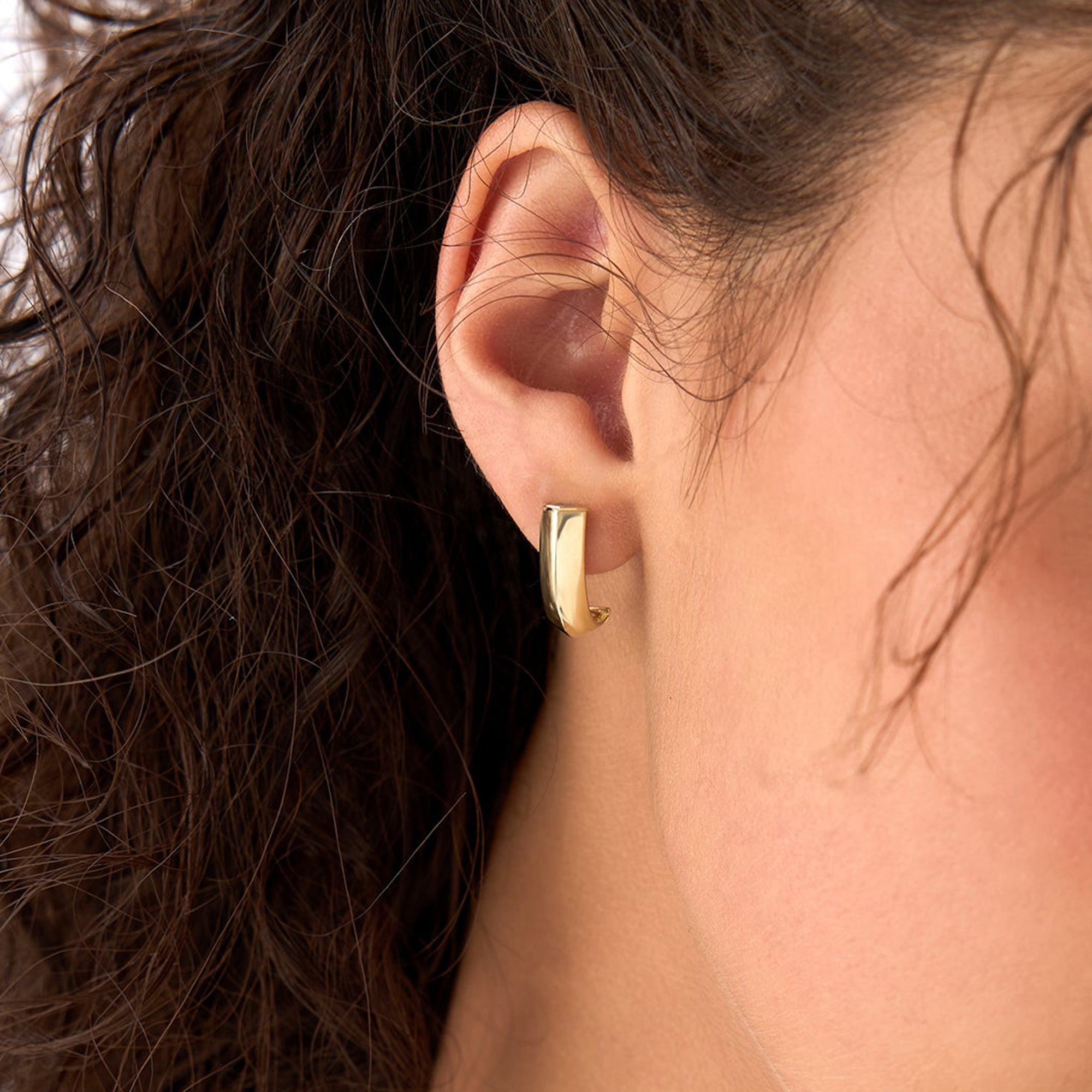 Knife Edge Open Hoops