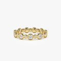 Bubble Diamond 3/4 Eternity Wedding Ring