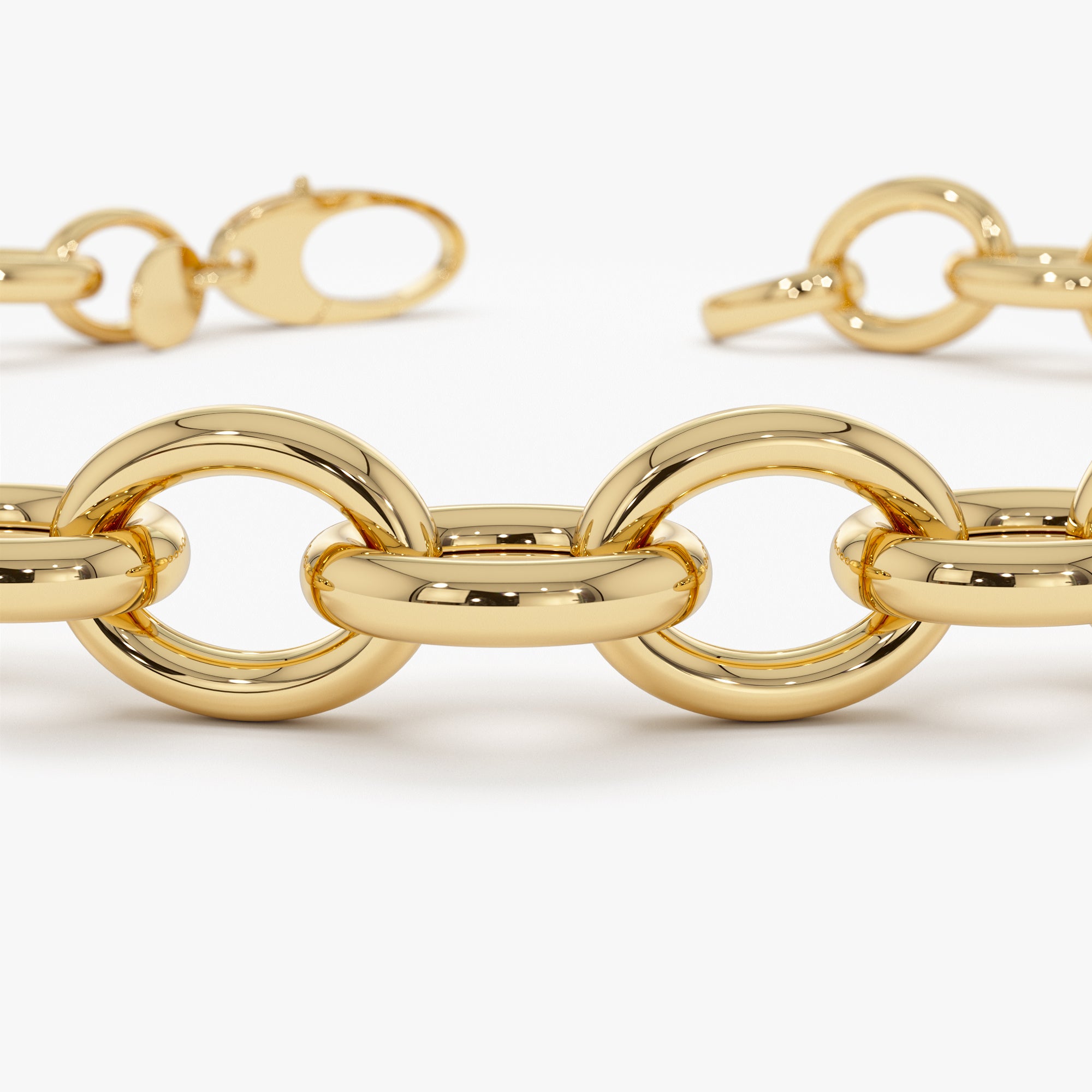 Bold Oval Link Bracelet