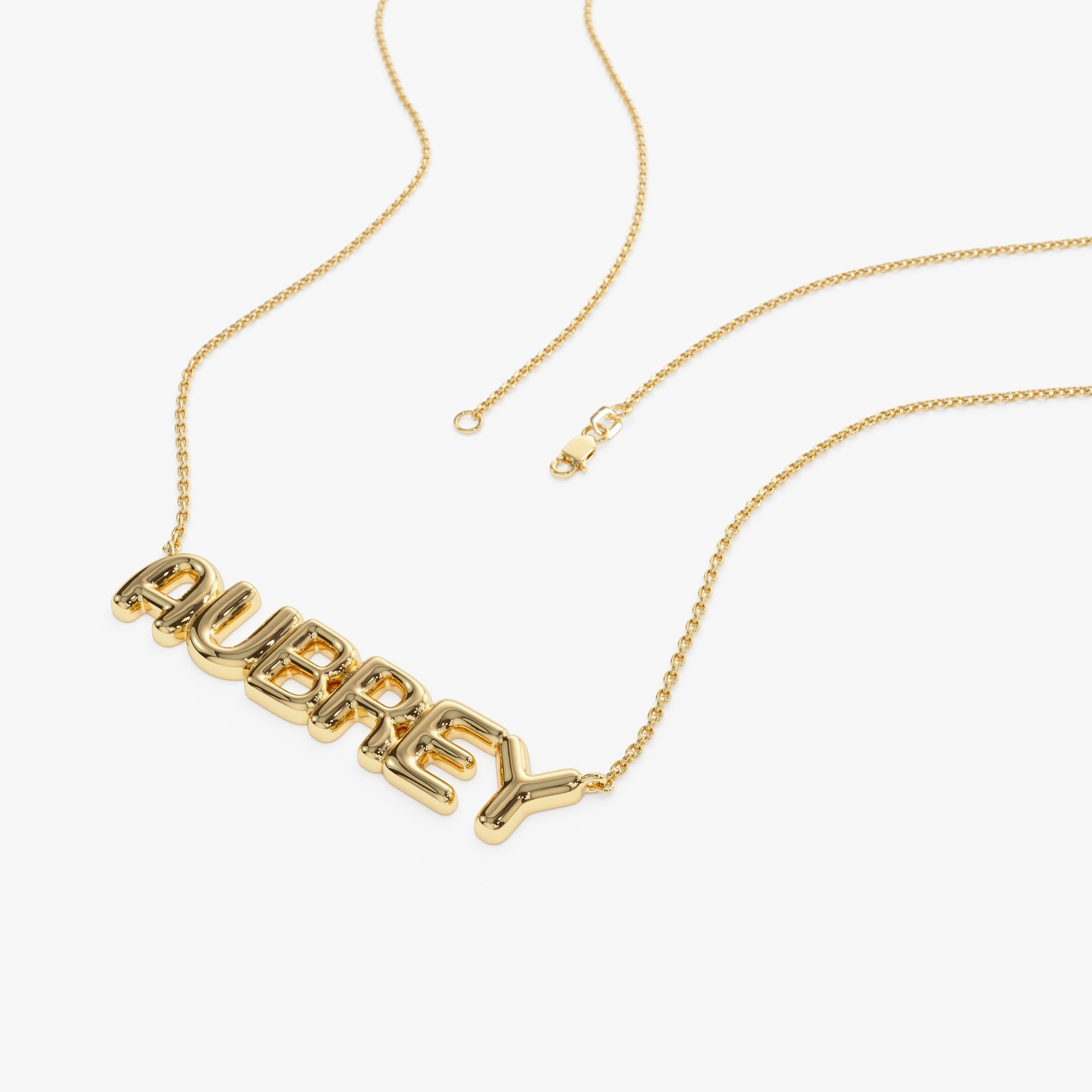 Bubble Name Necklace
