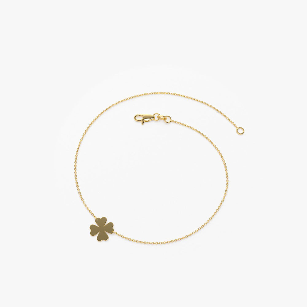 Four Leaf Clover Charm Bracelet
