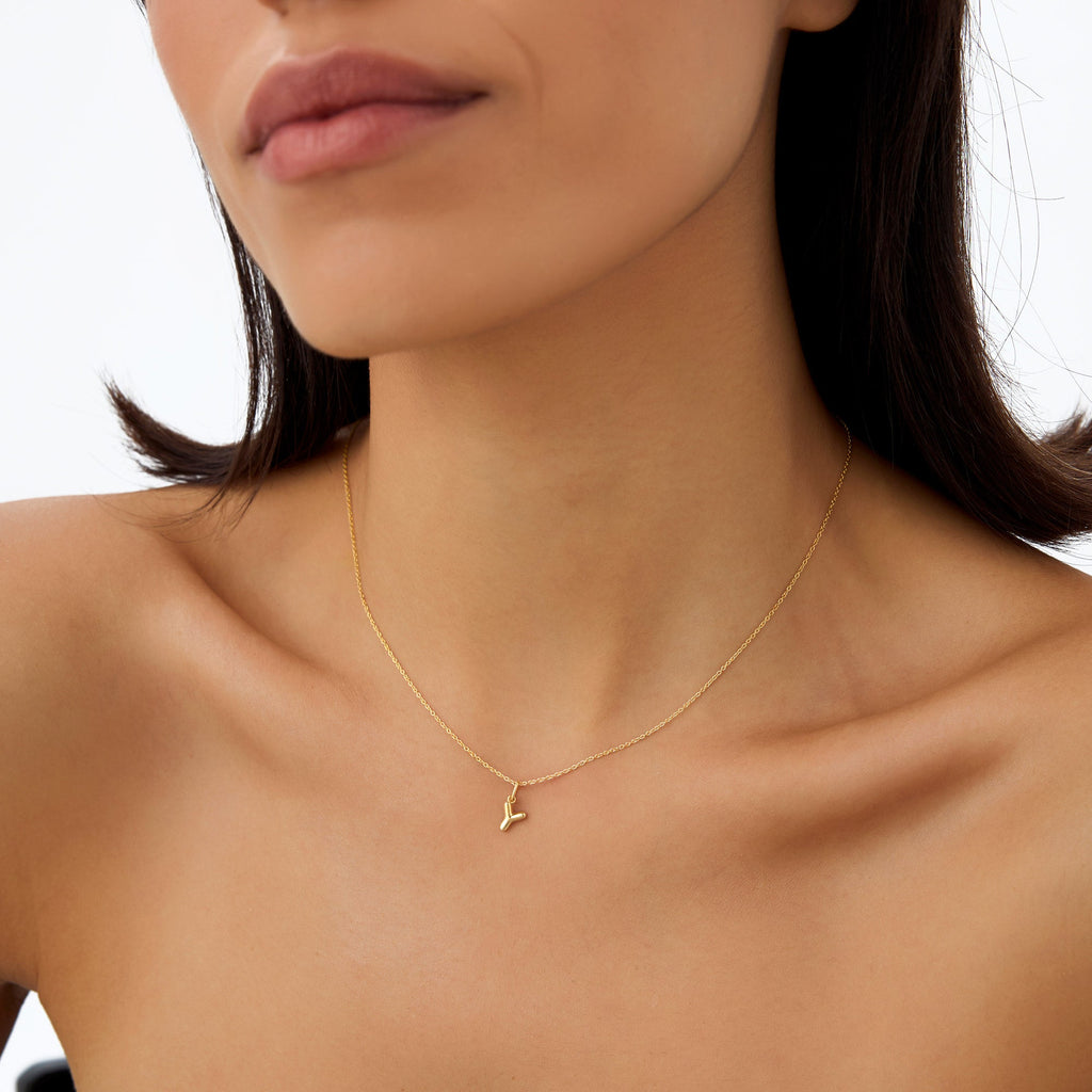 Bubble Letter Necklace