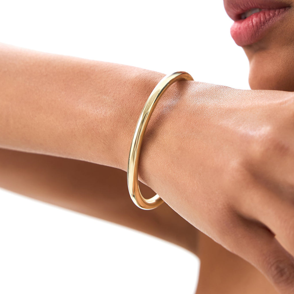 5MM Thick Open Cuff Bangle Bracelet