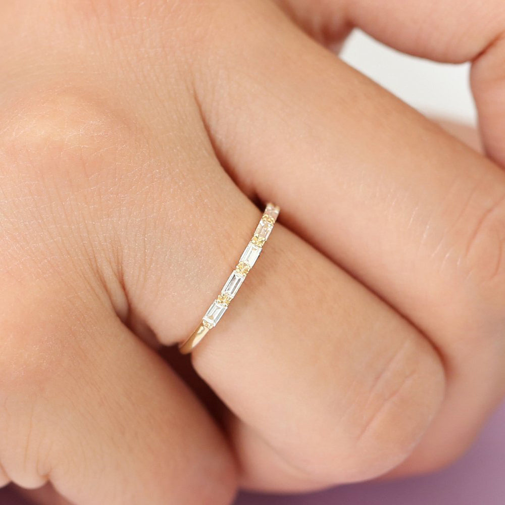 Baguette Diamond Wedding Ring