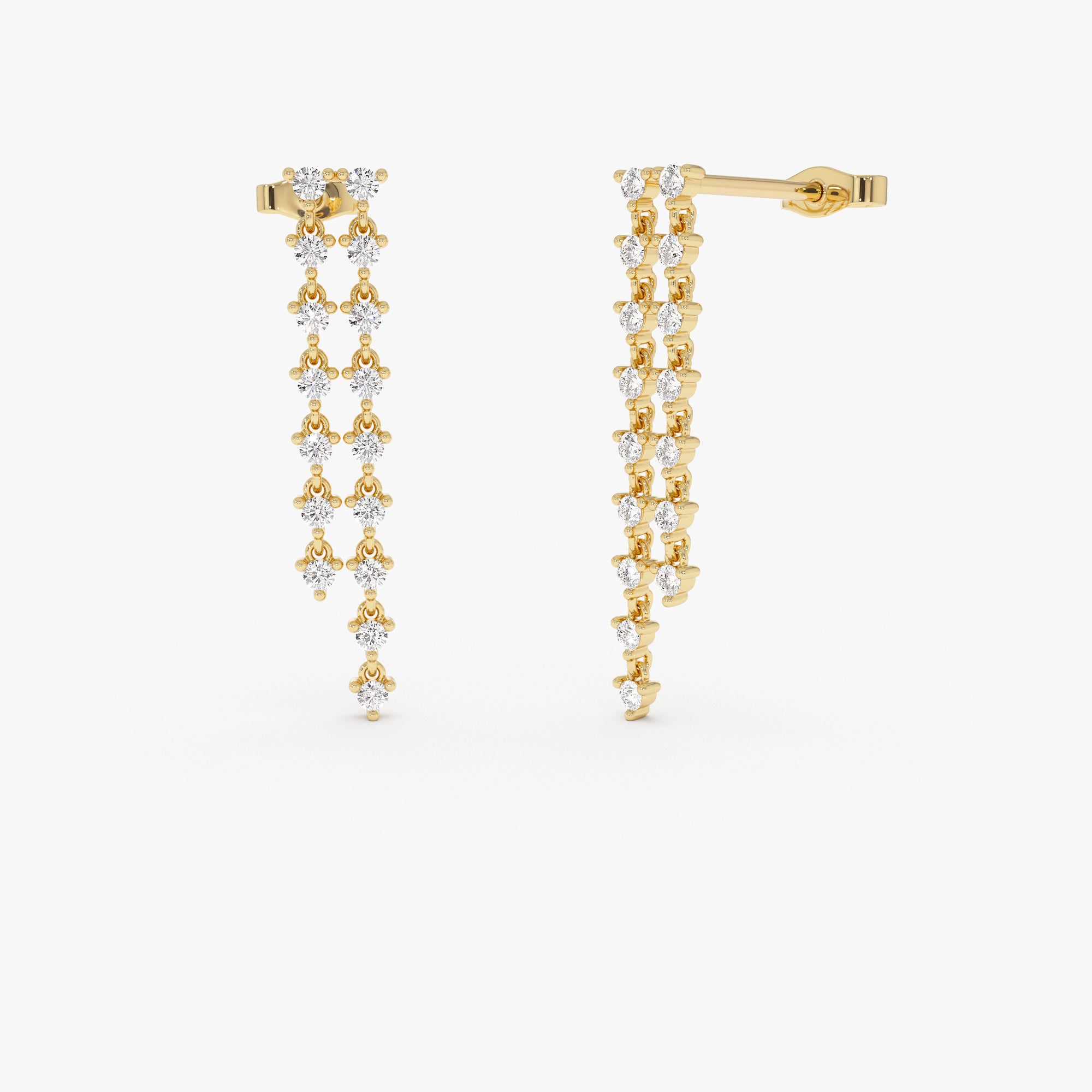 Diamond Chandelier Earrings