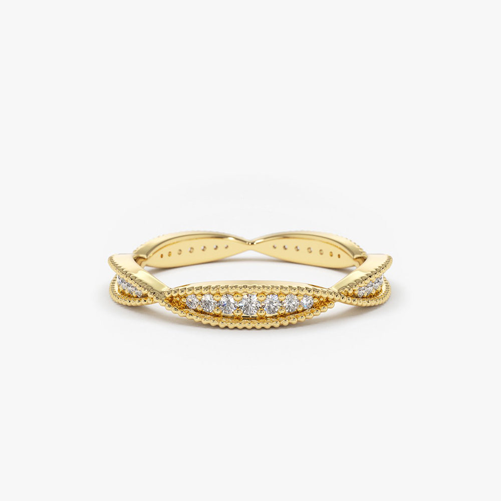 Art Deco Graduating Diamond Full Eternity Ring