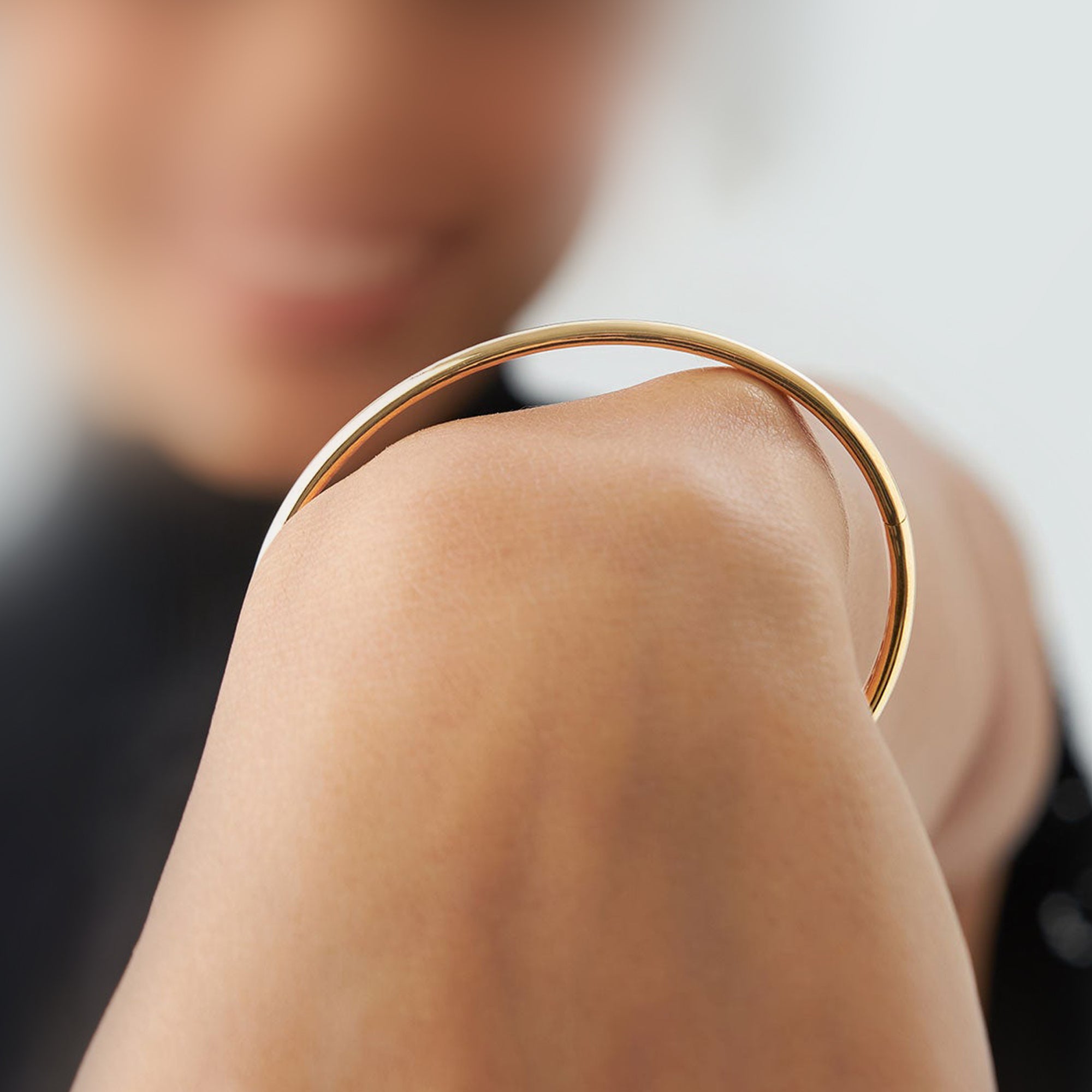 3.5mm Dome Bangle Bracelet