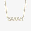 Dainty Layering Diamond Name Necklace