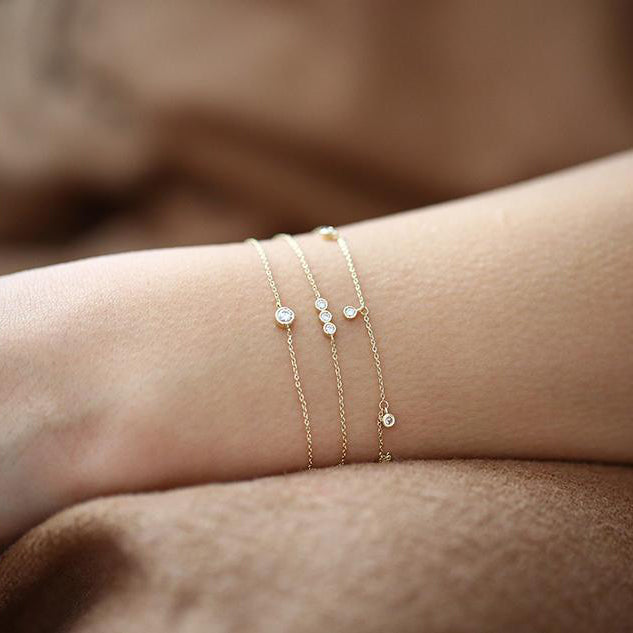 Dangling Solitaire Bracelet