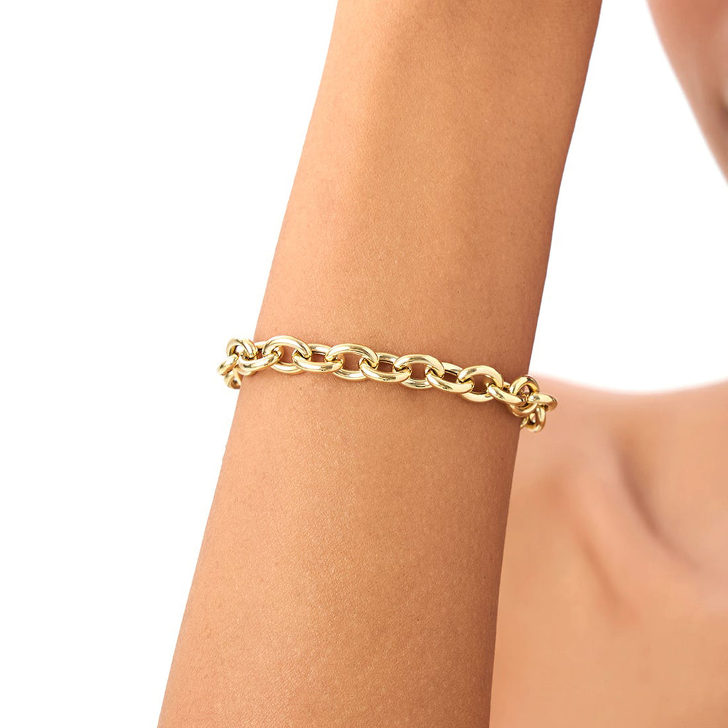Bold Oval Link Bracelet