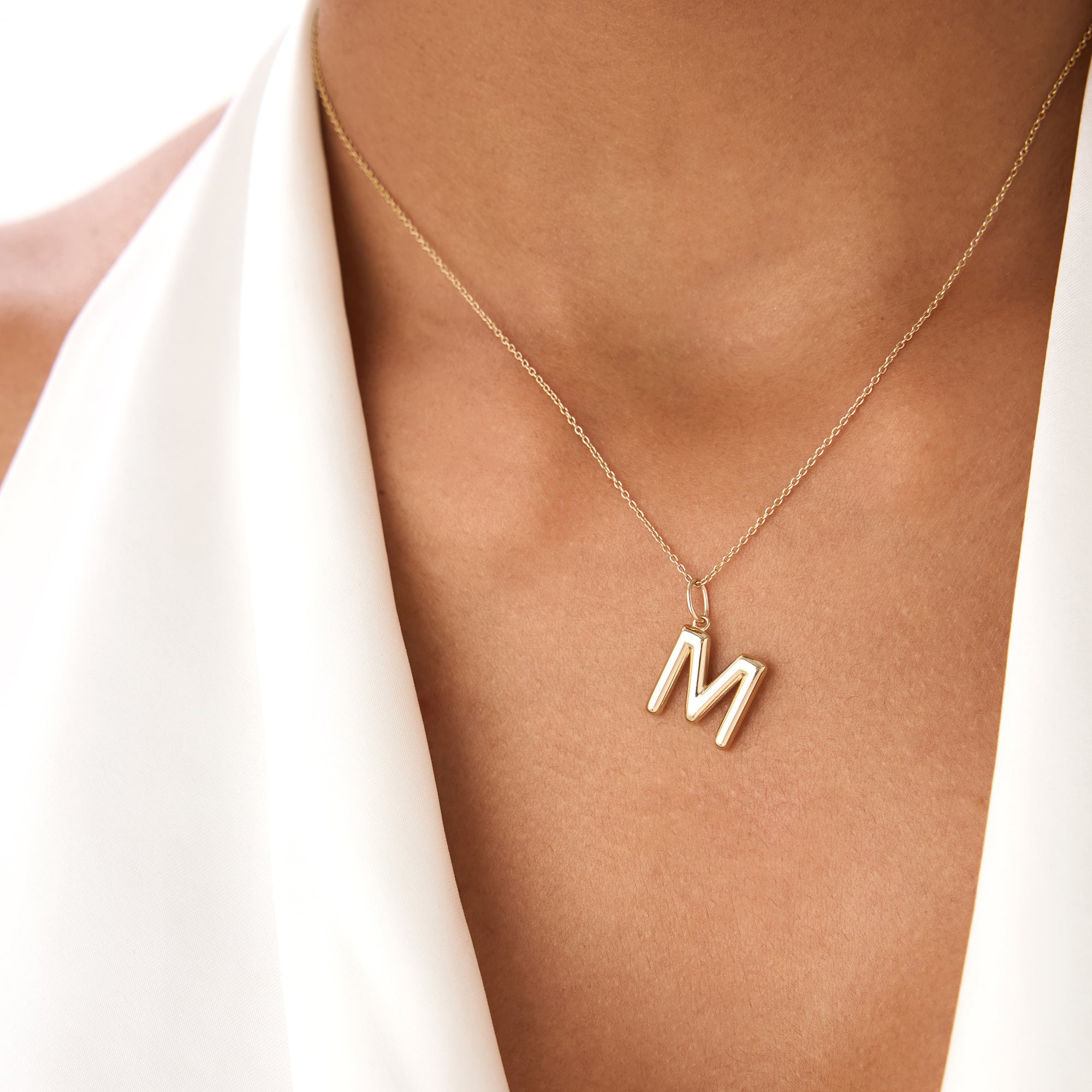 Everyday Initial Charm Necklace