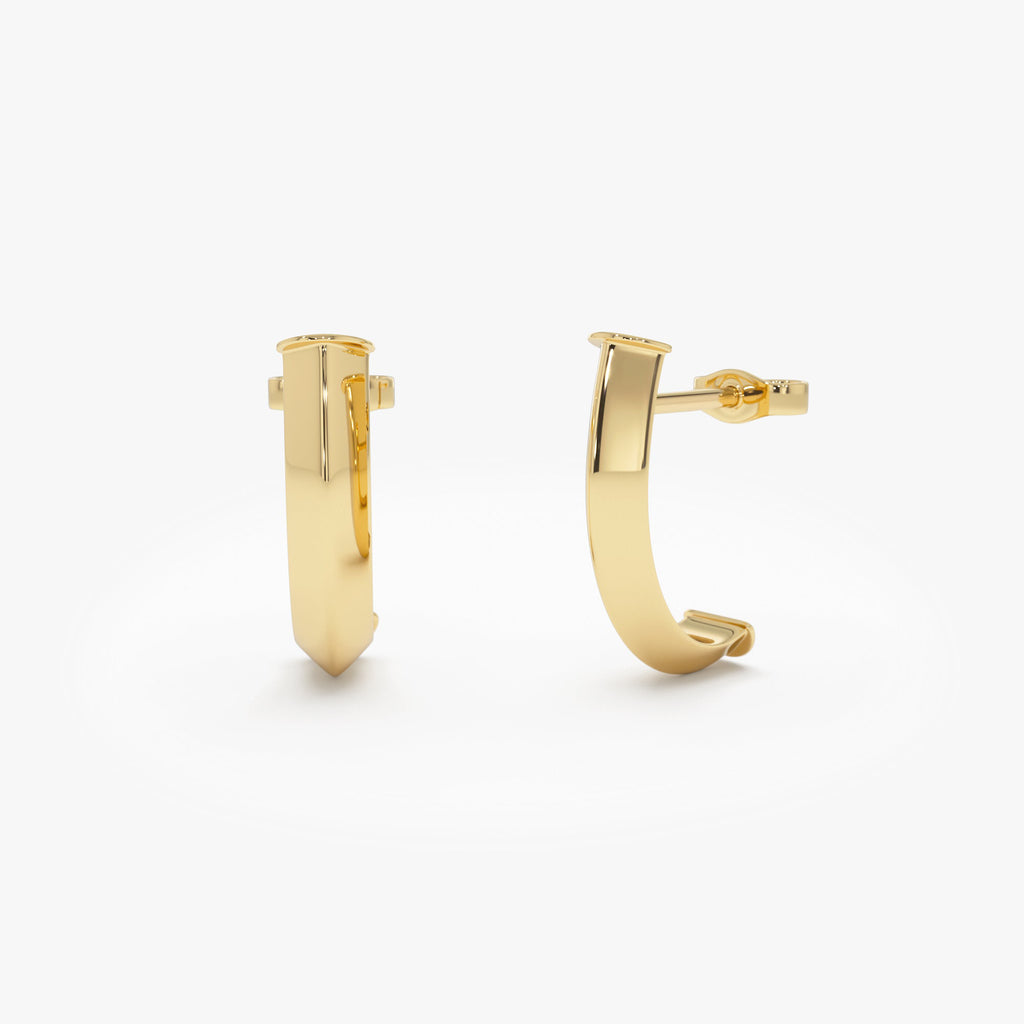 Knife Edge Open Hoops