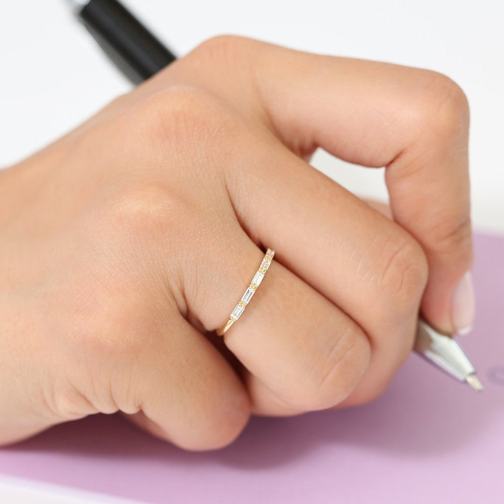 Baguette Diamond Wedding Ring