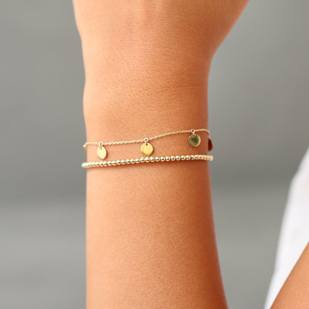 2.5MM Beaded Bracelet