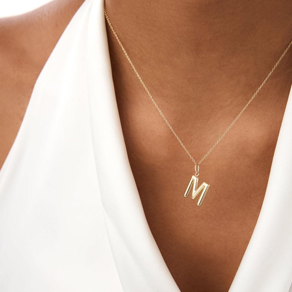 Everyday Initial Charm Necklace