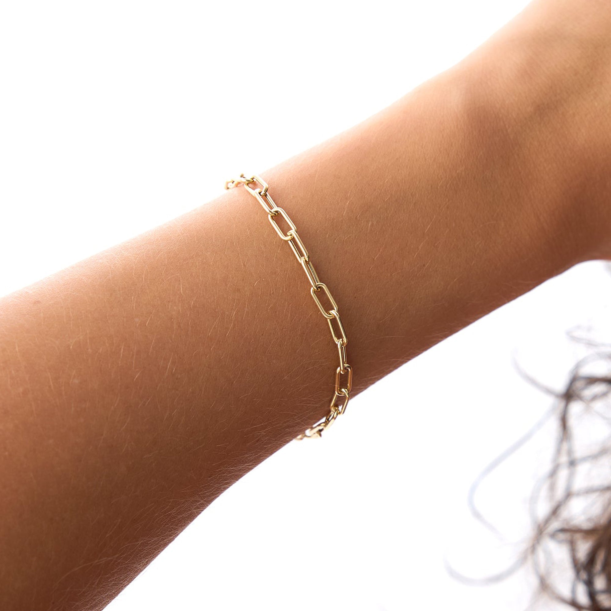 8MM Paperclip Chain Bracelet
