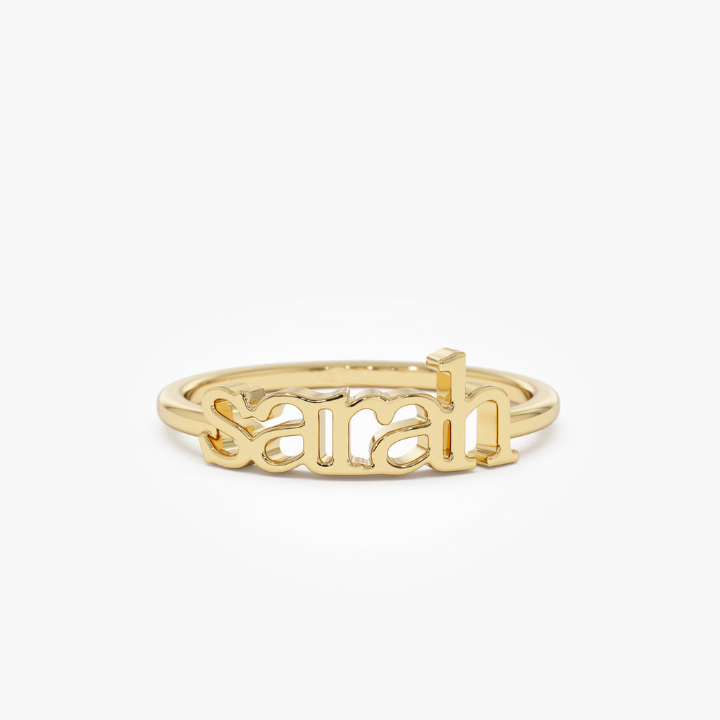 Custom Name Ring
