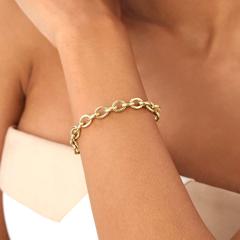 Bold Oval Link Bracelet
