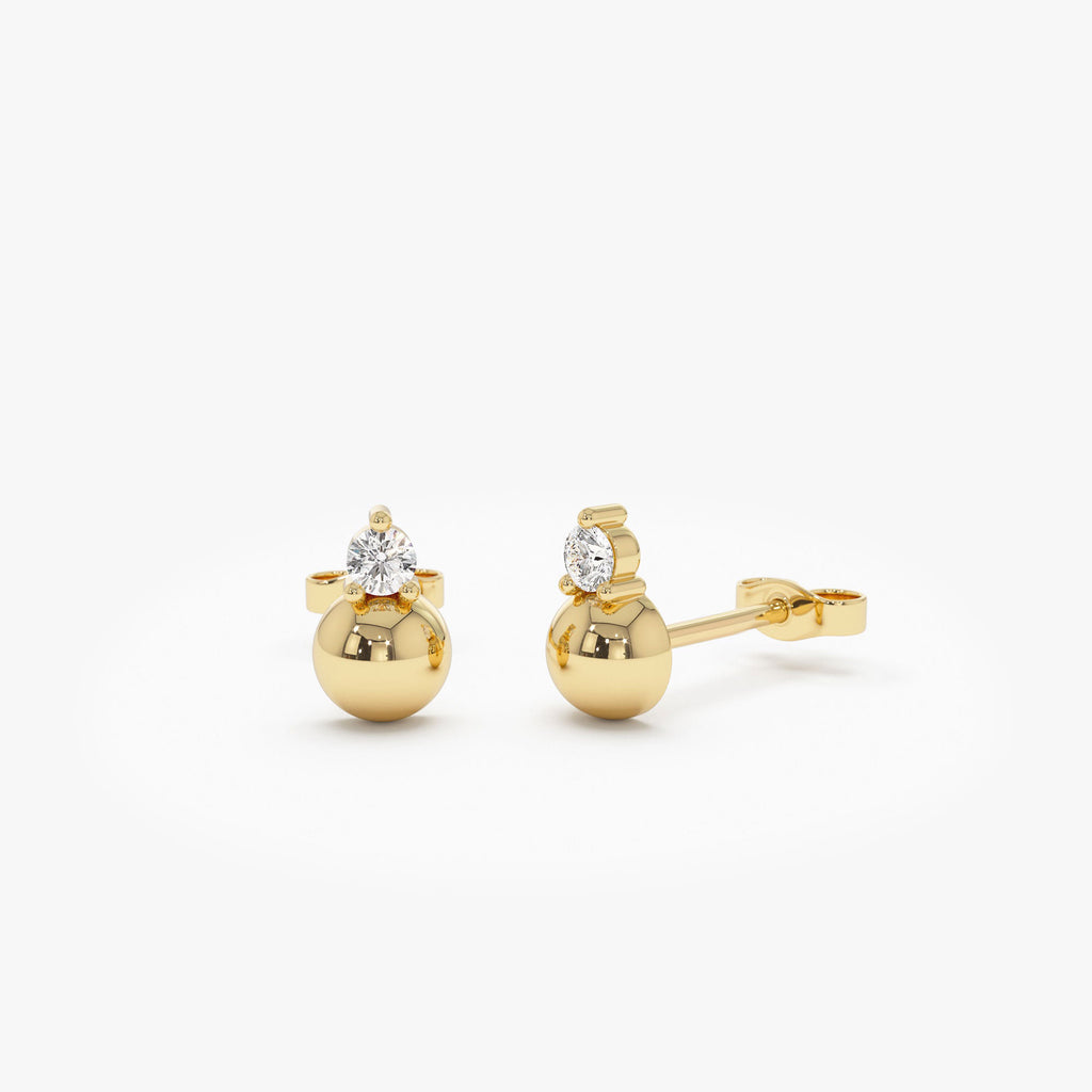 Diamond Ball Studs