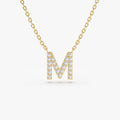 Diamond Initial Necklace