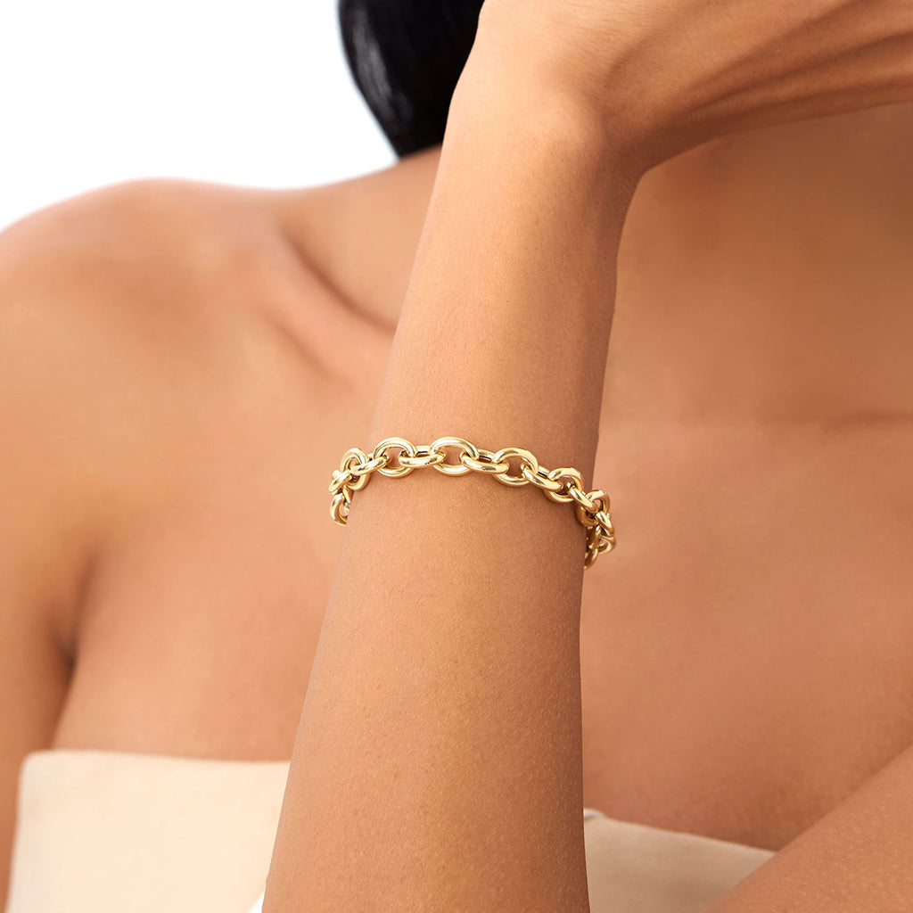 Bold Oval Link Bracelet