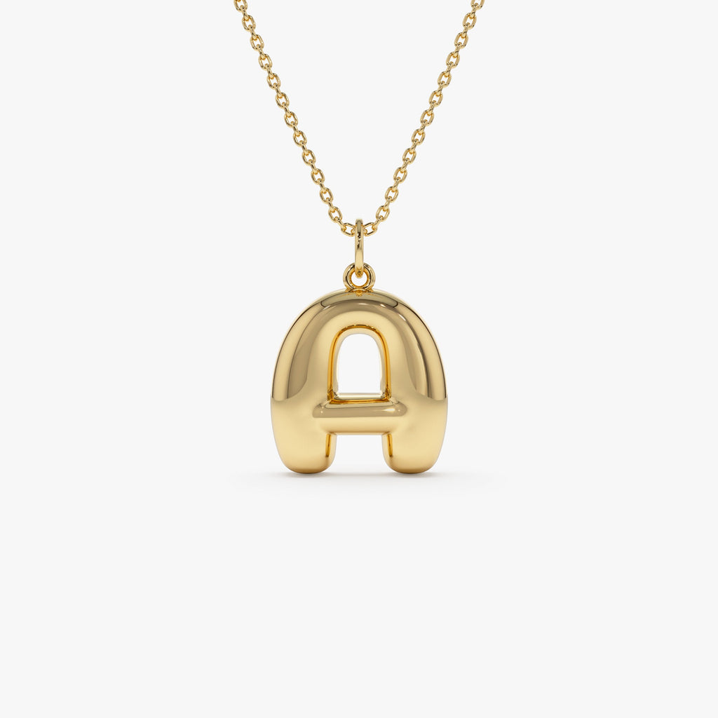 20MM Balloon Initial Letter Pendant