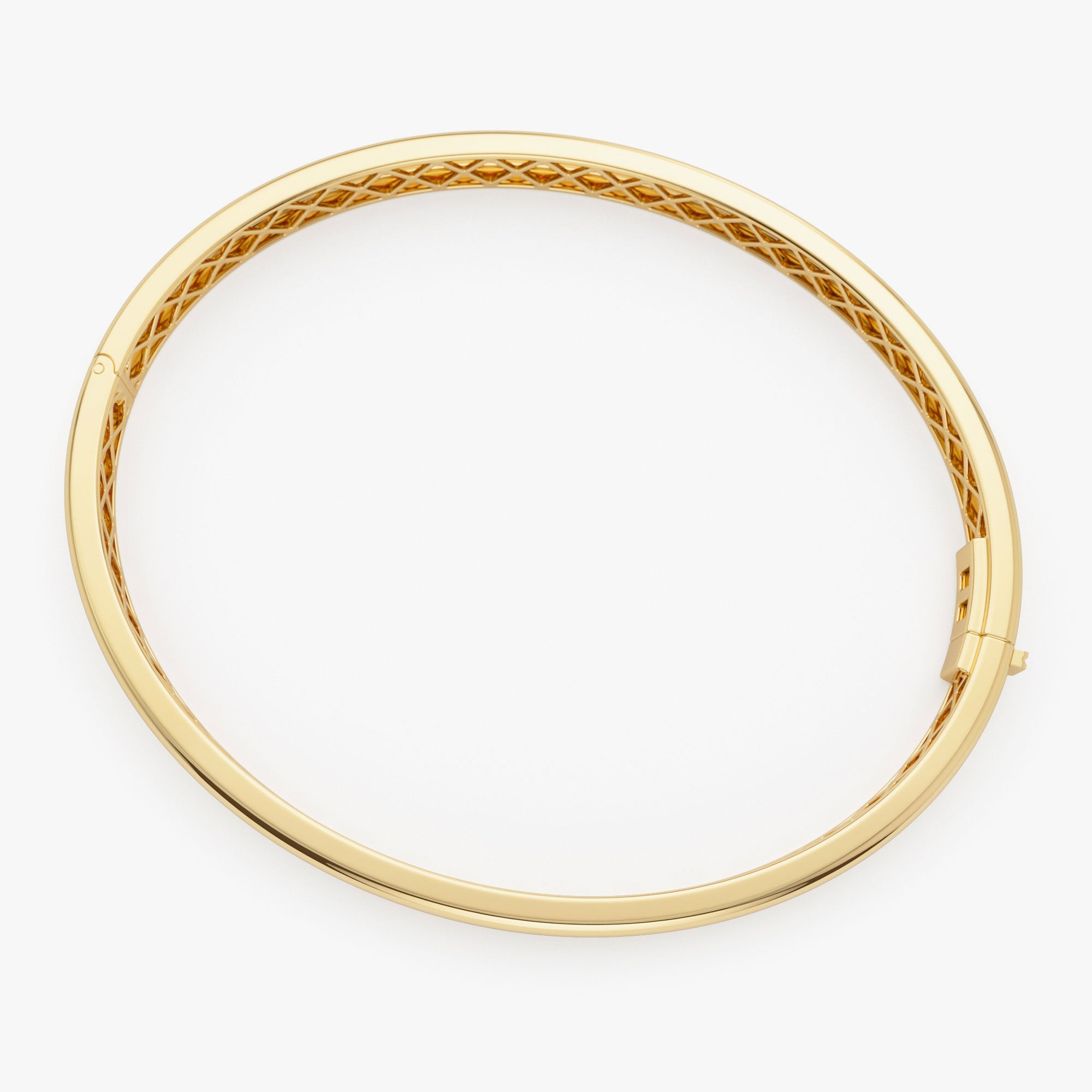 Double Row Dome Bangle Bracelet